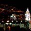 Historic center Quito at night
